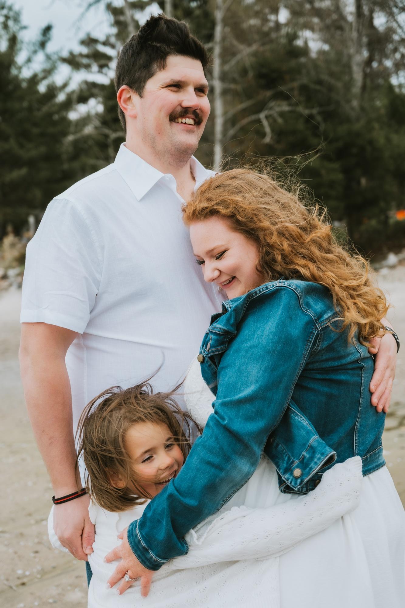 Brittany & Bryce’s Cozy Beachside Engagement Session at Tiny Beach